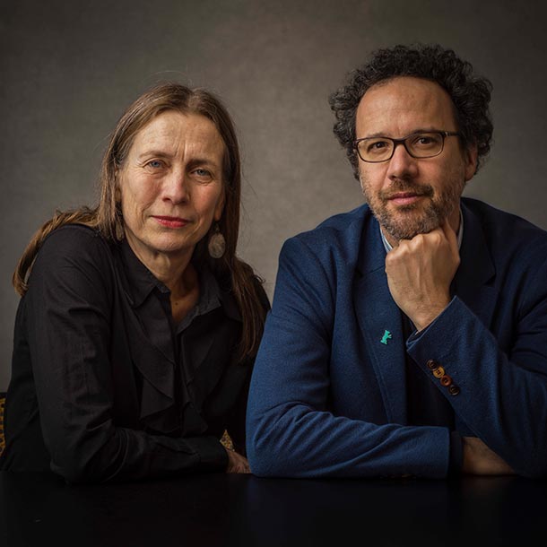 Mariette Rissenbeck (Geschäftsführerin der Berlinale) und Carlo Chatrian (Künstlerischer Direktor der Berlinale), Foto: Hermann Bredehorst