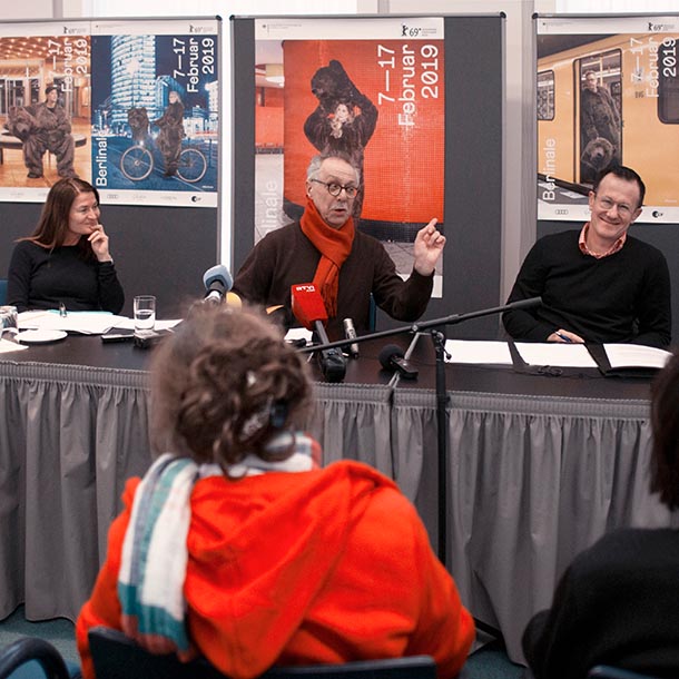 VAP-Gespräch mit Dieter Kosslick, Direktor der Internationalen Filmfestspiele Berlin von 2001-2019, Foto: Emilio Esbardo