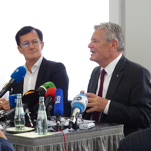 Joachim Gauck, Bundespräsident 2012-2017, Foto: Hermann Bredehorst