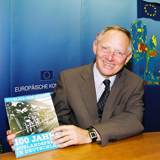 Wolfgang Schäuble 2006, Bundesminister des Inneren 2005-2009, Foto: VAP-Büro