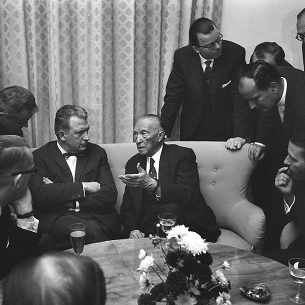 Konrad Adenauer beim VAP 1963